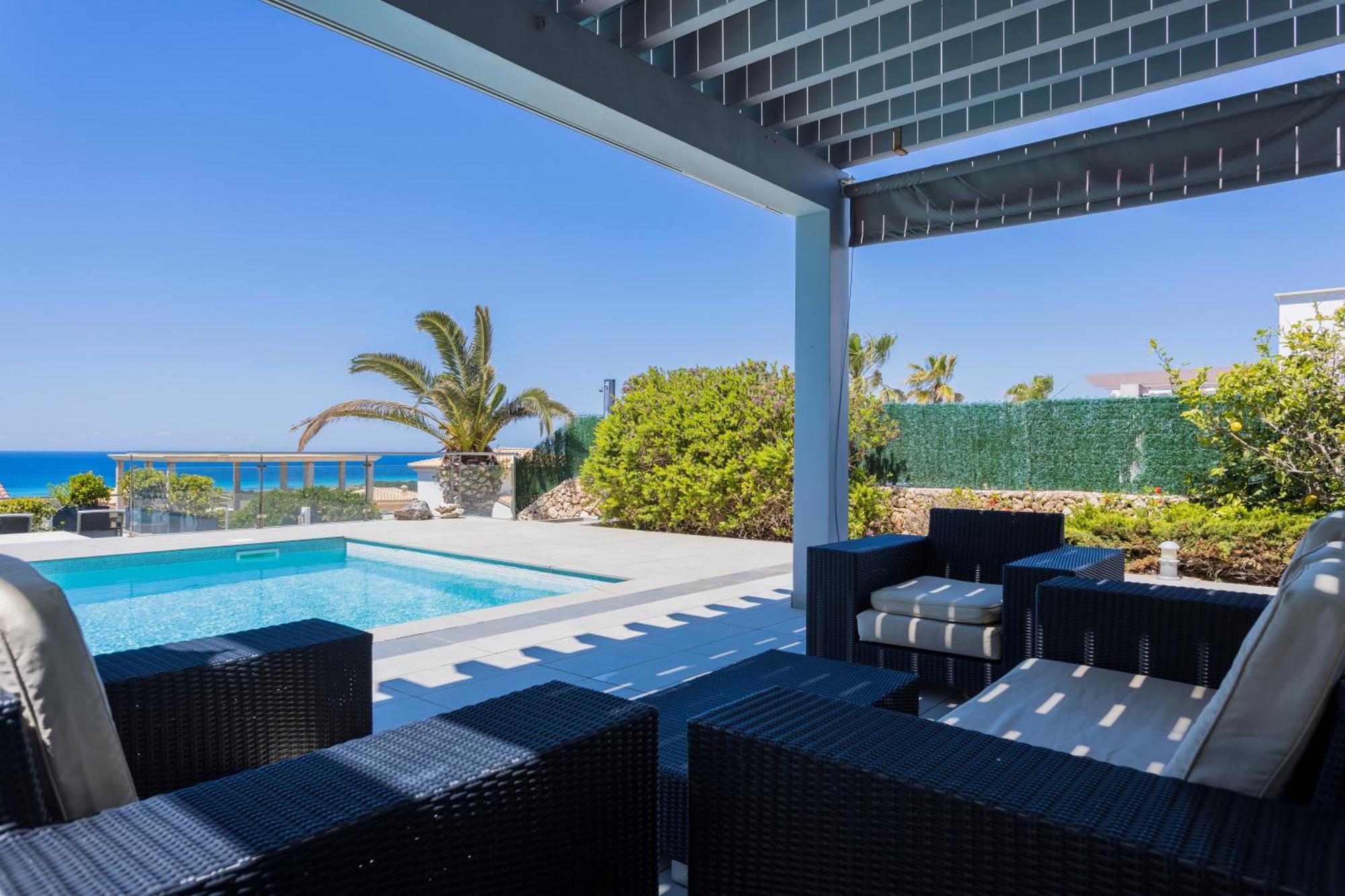 V196 Villa Brisa By Menorcarentals Villas Son Bou Exterior photo